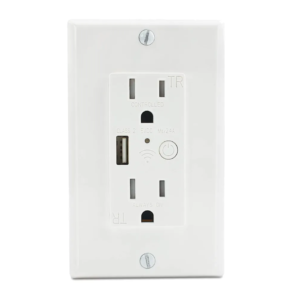 TOMA DOBLE C/POLO + USB SMART HOME WIFI WHITE MERCURY REF TIC45