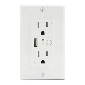 TOMA DOBLE C/POLO + USB SMART HOME WIFI WHITE MERCURY REF TIC45