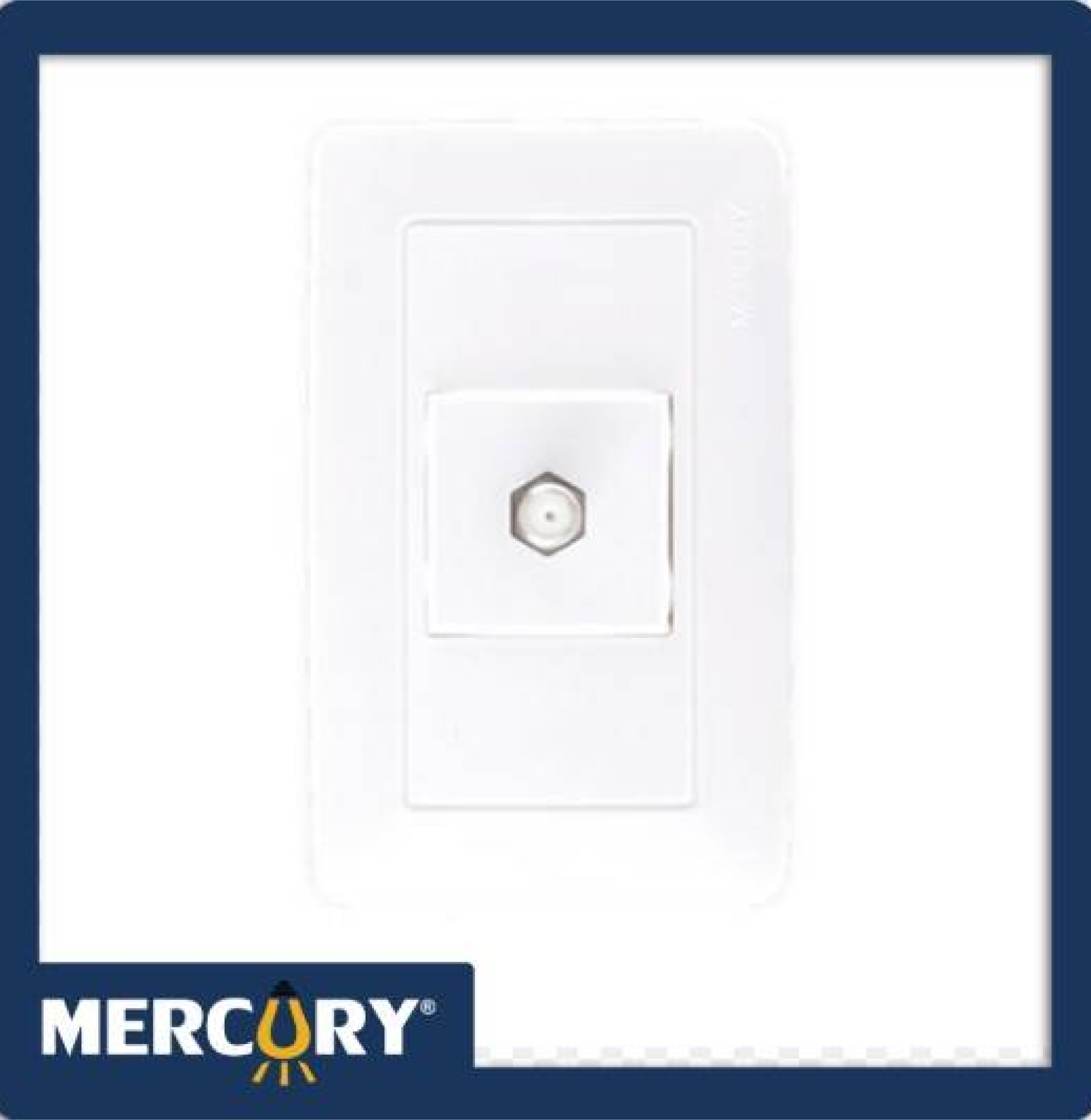 TOMA COAXIAL SENCILLA PLUS BL MERCURY ETI180