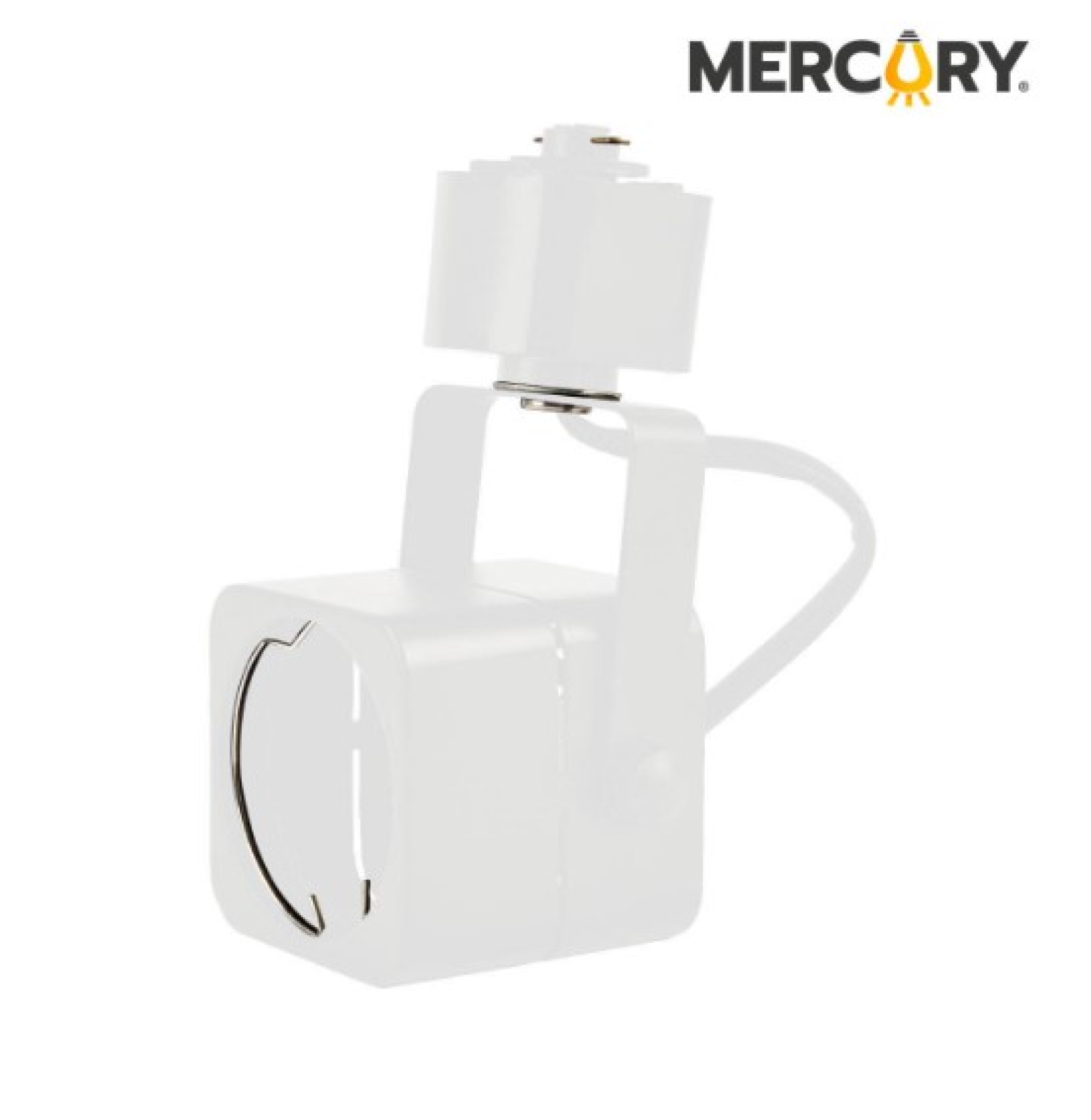 SPOT PARA RIEL CUADRADO GU10 BLANCO MERCURY REF IDL51