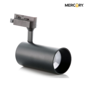 SPOT LED PARA RIEL 30W 6500K LISO NEGRO IDL09 MERCURY
