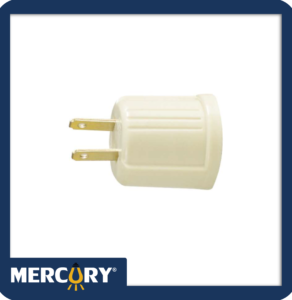 PORTALAMPARA CLAVIJA BLANCA MERCURY ECA58