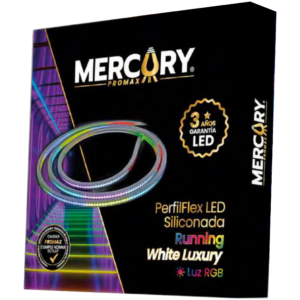 PEFILFLEX LED SILICONADO RGB RUNNING WHITE LUXURY 5VDC MERCURY ICL310