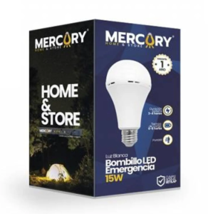 BOMBILLO LED 15W 6500K REGARGABLE MERCURY ILE08