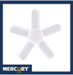 BOMBILLO LED 60W 6500K ESCUALIZABLE 5 ASPAS E27 MERCURY REF IBL94