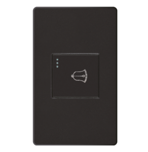 BOTON TIMBRE SENCILLO NEGRO PLUS MERCURY ETI187