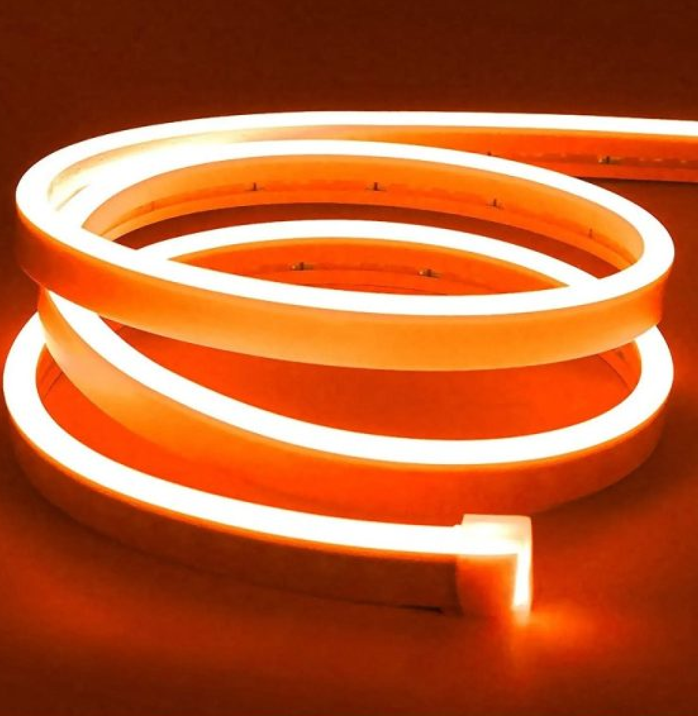 CINTA LED NEON 12V 5MTR NARANJA STRIP LIGHT LED GOLD CL51-007/ MERCURY ICL112/SEKURO SM2D120-2835