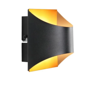 APLIQUE LED PARED 02W 3000K NEGRO - DORADO UP & DOWN EXCELL 70158