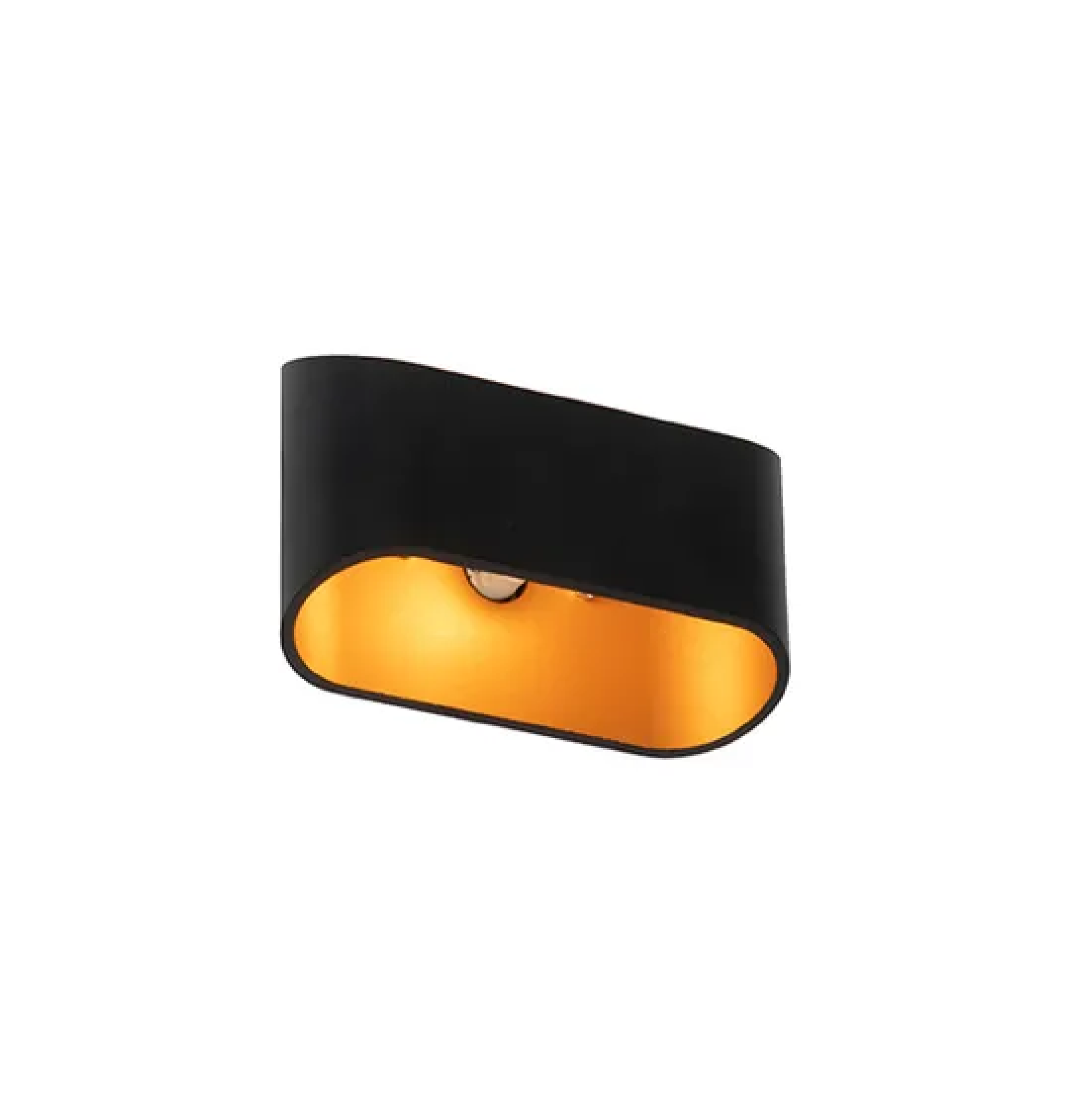 APLIQUE LED PARED 04W 3000K NEGRO - DORADO UP & DOWN EXCELL 70159 - Imagen 5