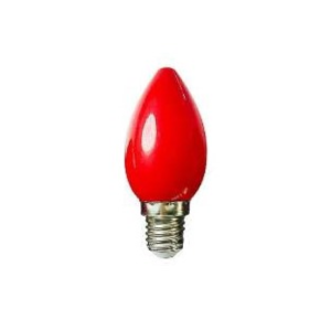 BOMBILLO LED CANDELABRO 0,5W ROJO EXCELL 5802