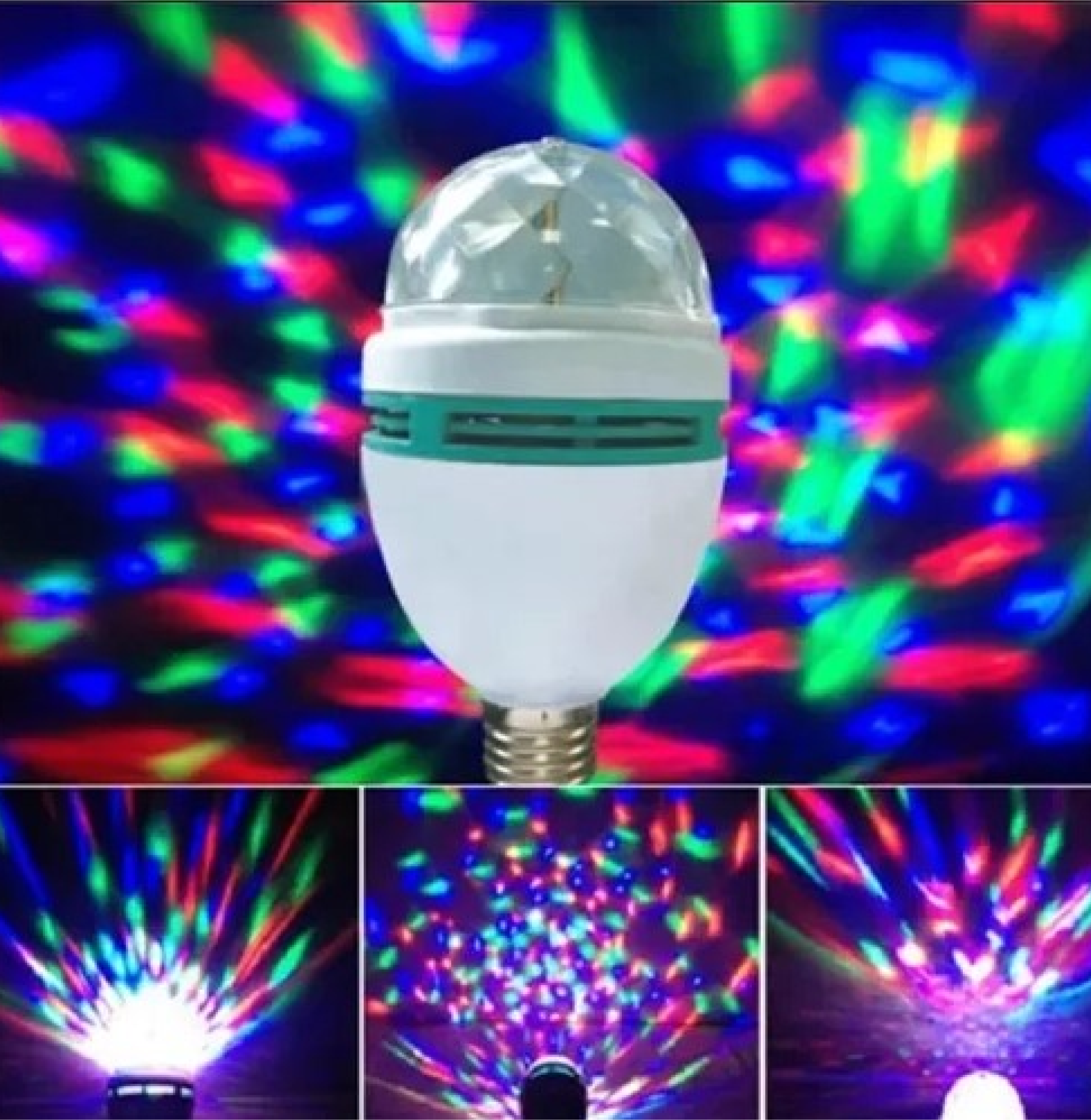 BOMBILLO LED DISCOTECA GIRATORIO EXCELL 70025 - Imagen 2
