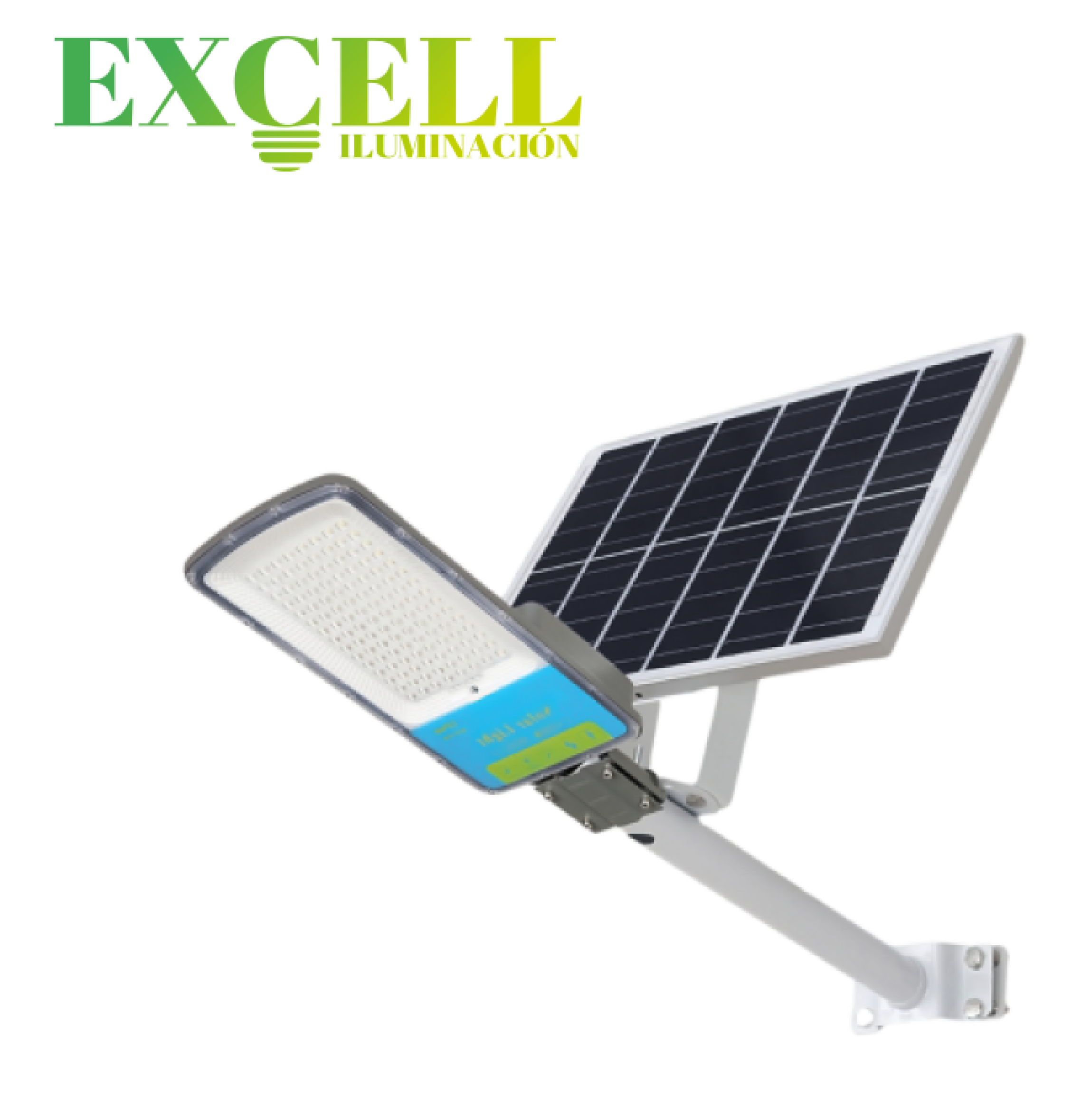 LUMINARIA LED 200W 6500K C/PANEL SOLAR PROFESIONAL EXCELL 5782 - Imagen 3