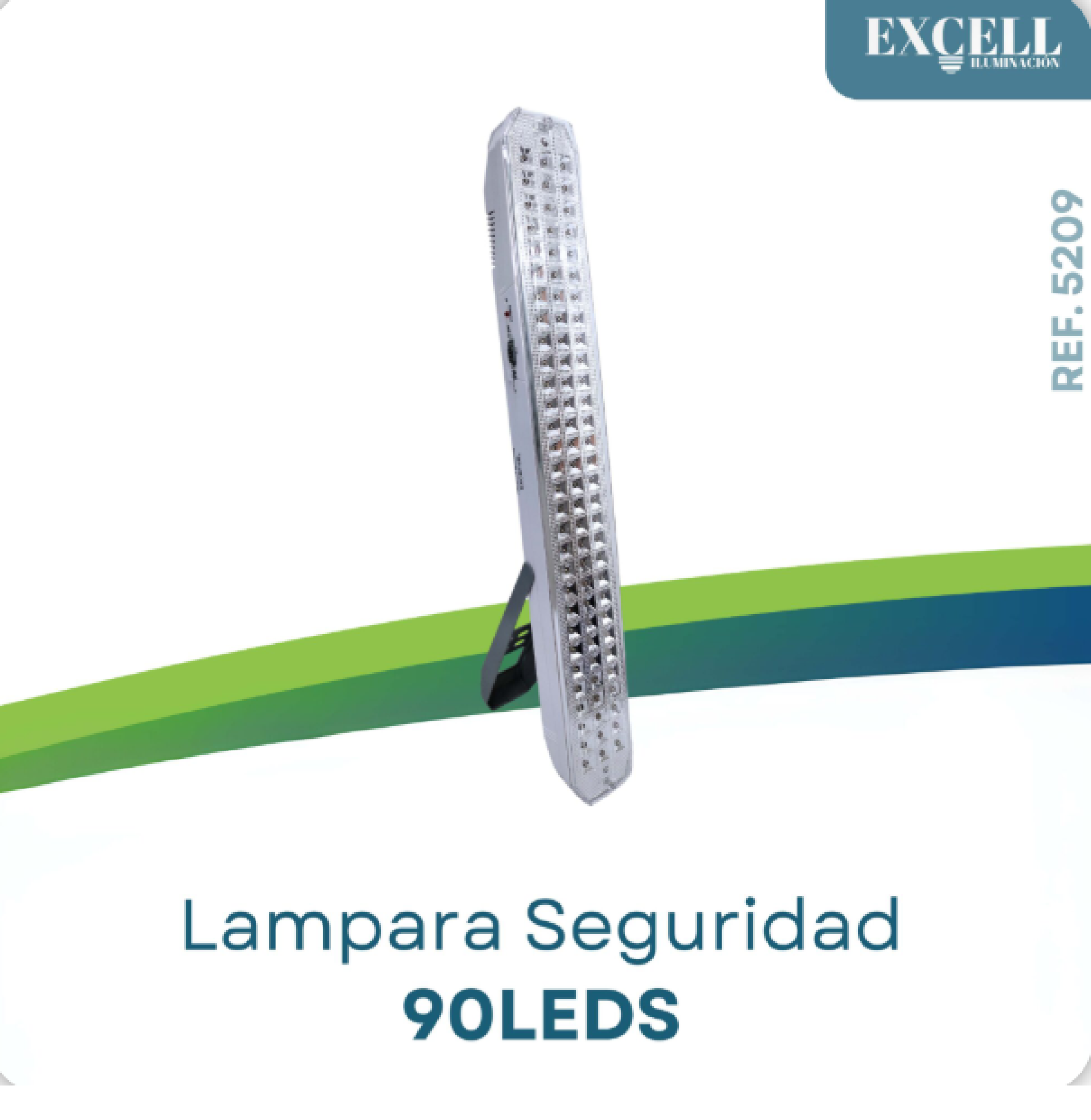 LAMPARA RECARGABLE 6W 90 LED REF 5209 EXCELL - Imagen 2