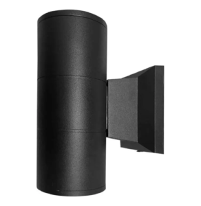 APLIQUE LED PARED BIFOCAL NEGRO 7W 2XGU10 IP65 MERCURY IDL85