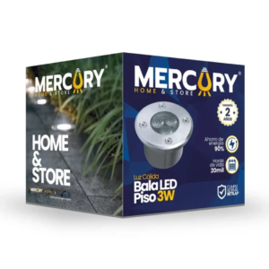 BALA DE PISO 03W 3500K SATIN MERCURY REF IPL104