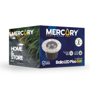 BALA DE PISO 06W 6500K SATIN MERCURY REF IPL105