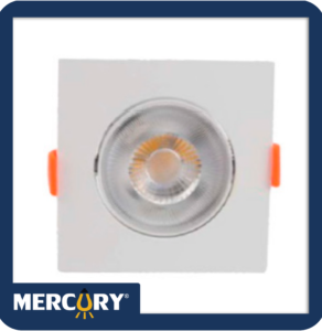 BALA LED 07W 6500K BLANCA CUADRADA MERCURY - IPL134