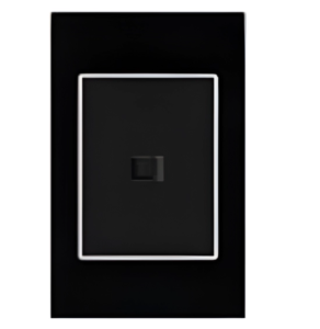 TOMA RJ45 BLACK MIRROR MERCURY REF ETI153