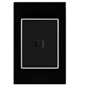 TOMA RJ45 BLACK MIRROR MERCURY REF ETI153