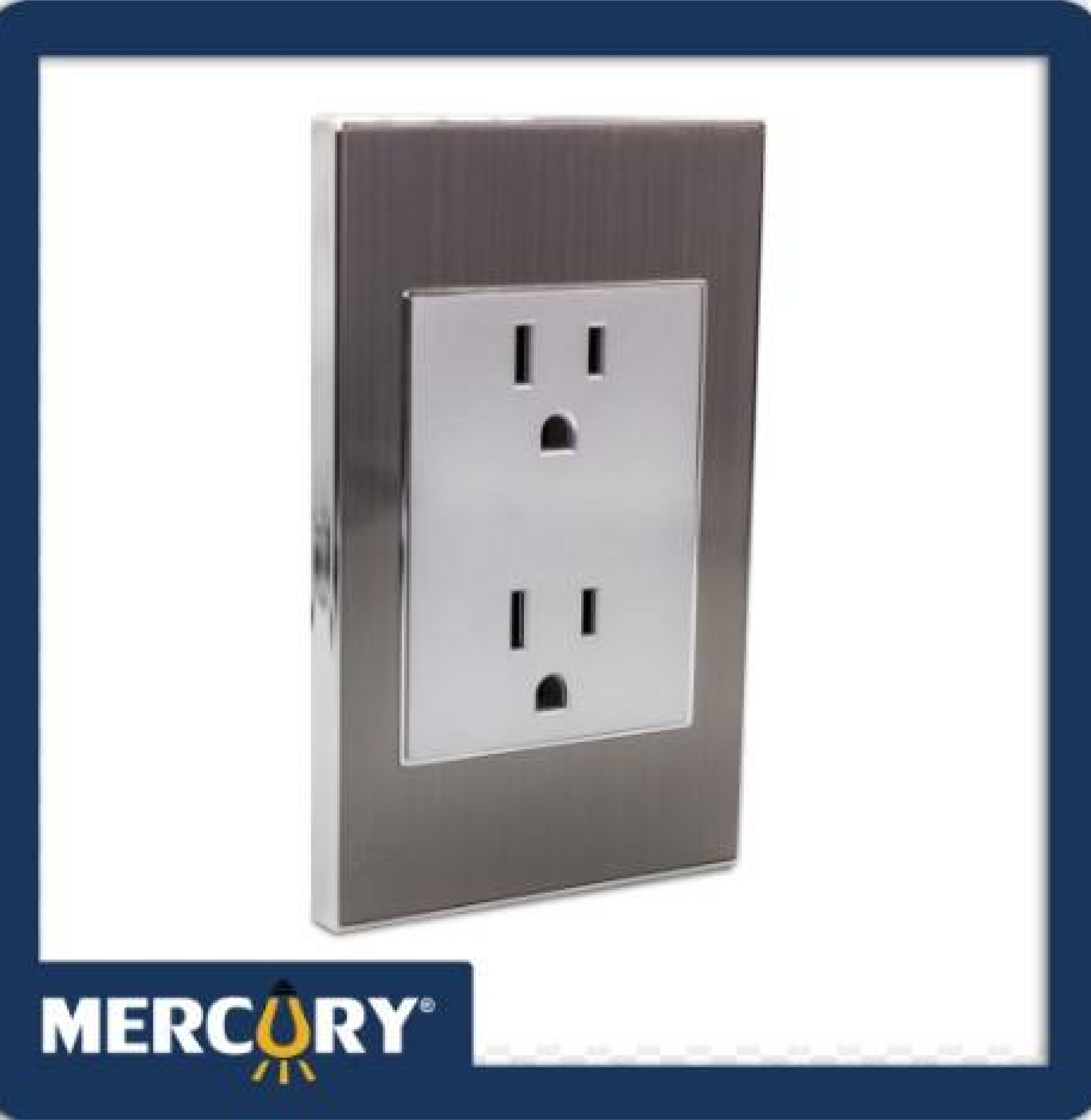 TOMA DOBLE C/POLO STAINLESS MERCURY ETI46