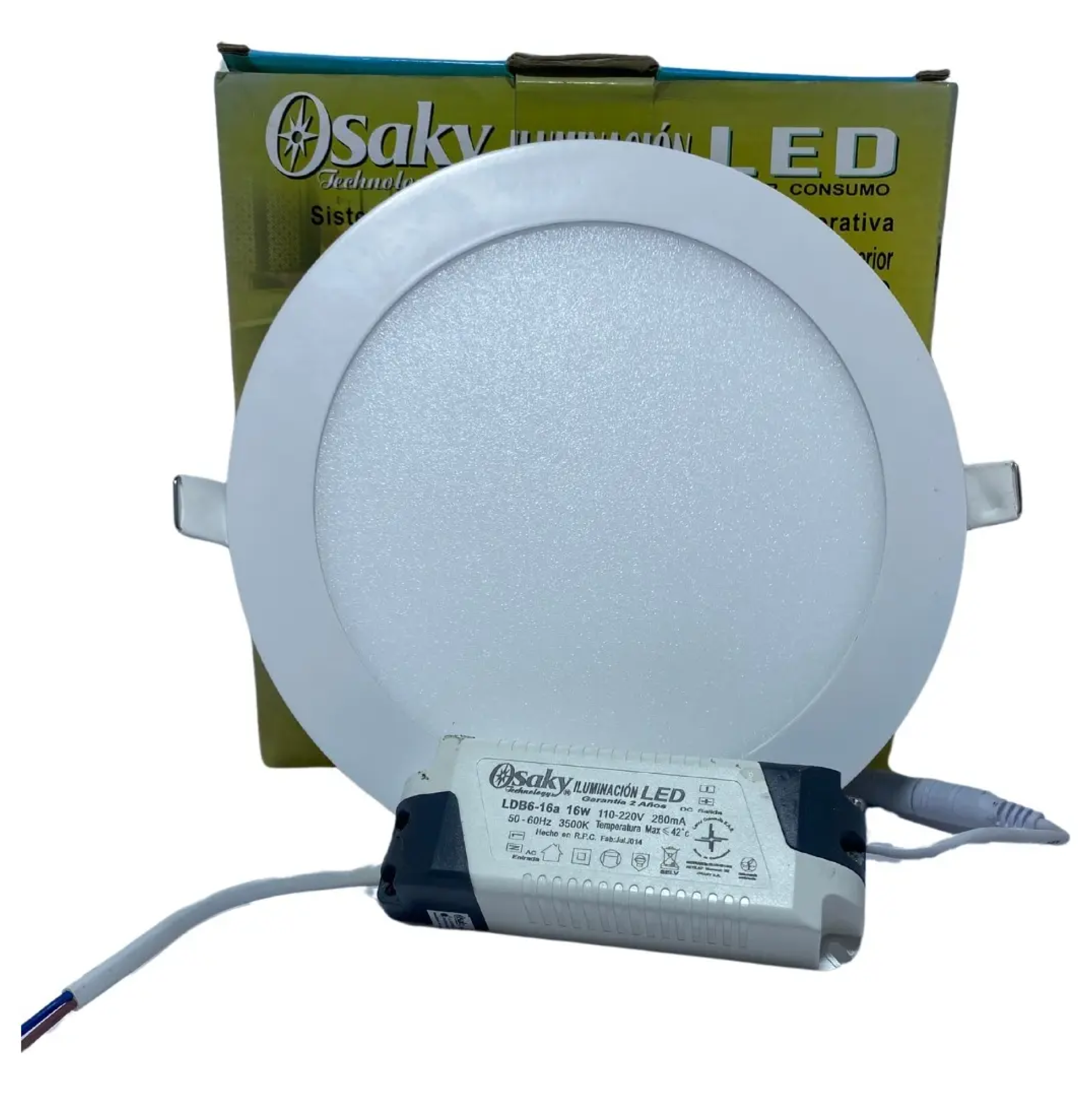 PANEL LED 16W 3500K 7" OSAKY - Imagen 2