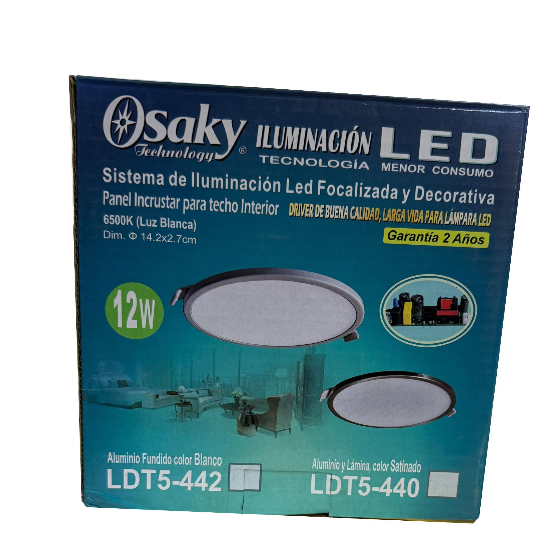 PANEL LED 12W 3500K RED INCRUSTRAR OSAKY - Imagen 2