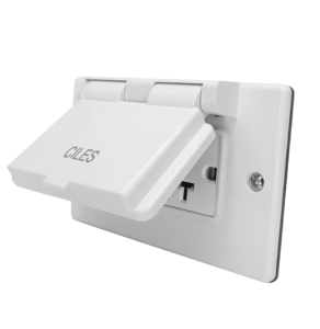 TAPA INTEMPERIE PLASTICA GFCI BLANCA CILES PT144400