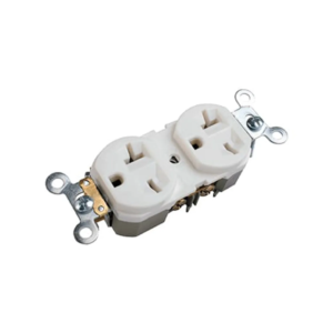 TOMA DOBLE 20AMP P/TRABADA BLANCA CILES 250V S/PLACA PT144317B