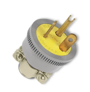 CLAVIJA 20 AMP BIFA PATA TRABADA C/P 220V CODELCA C-023