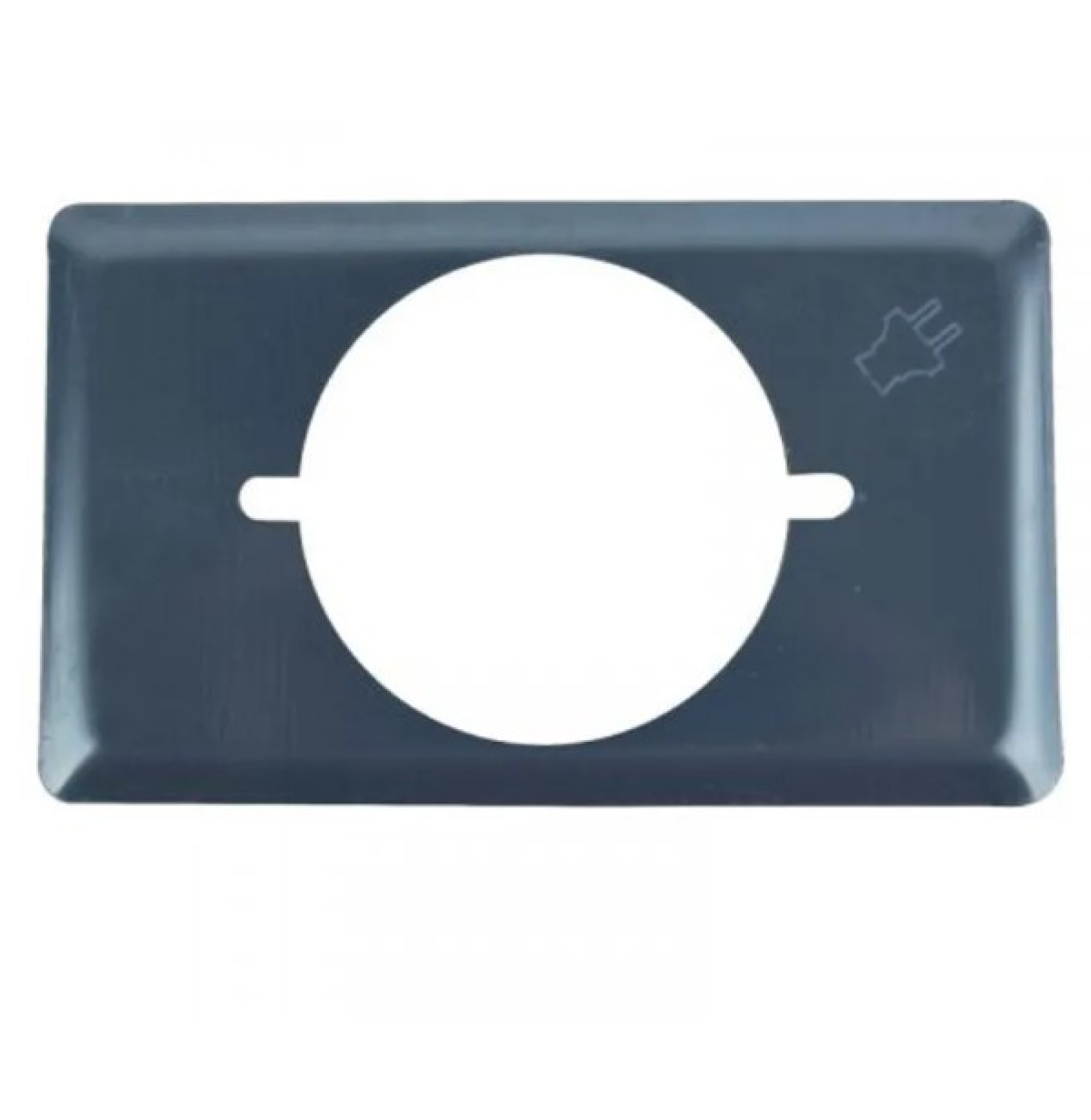 TAPA TOMA METALICA SENCILLA 3X50 ACERO INOXIDABLE CODELCA C-020-6