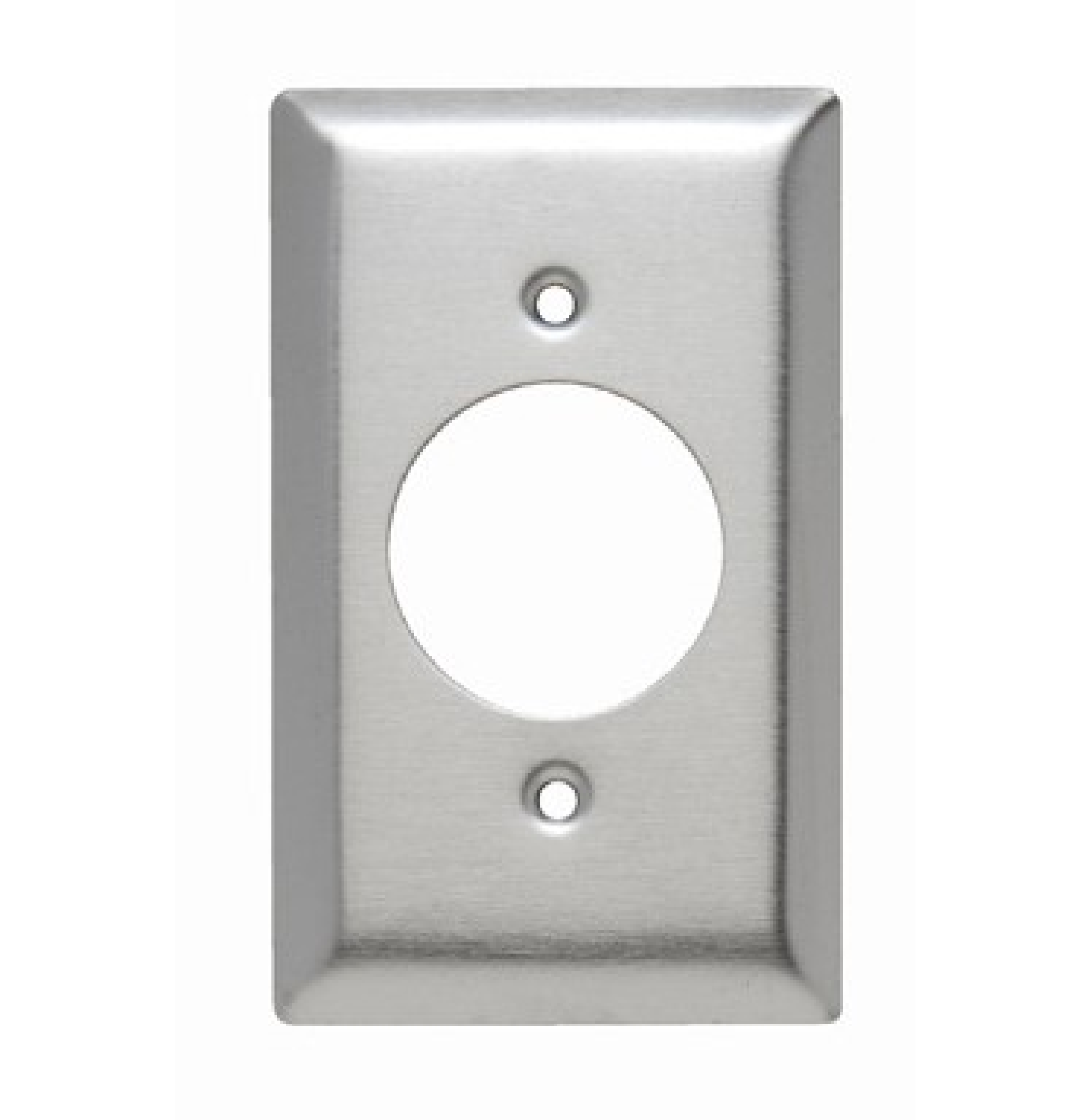 TAPA TOMA SENCILLA METALICA INCRUSTAR ACERO INOX CODELCA 20A C-020-2