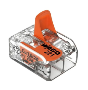CONECTOR WAGO DOBLE EMPALME RAPIDO 1190332 VOLTIO