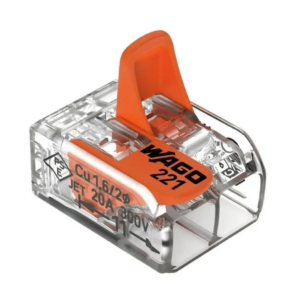 CONECTOR WAGO DOBLE EMPALME RAPIDO 1190332 VOLTIO
