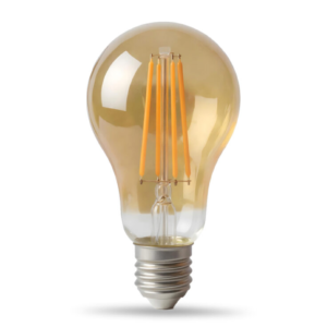 BOMBILLO LED 07W 2700K A60 FILAMENTO AMBAR ILUMAX 2551