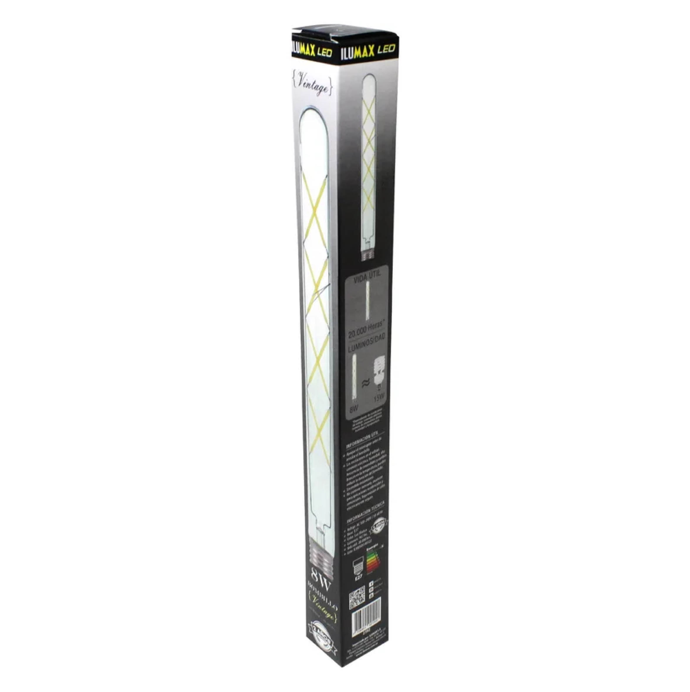 BOMBILLO LED 08W 6500K TUBULAR T30 ILUMAX 2192 - Imagen 5