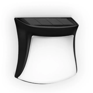 APLIQUE LED 1W 6500K + RGB SOLAR NEGRO ILUMAX 2470