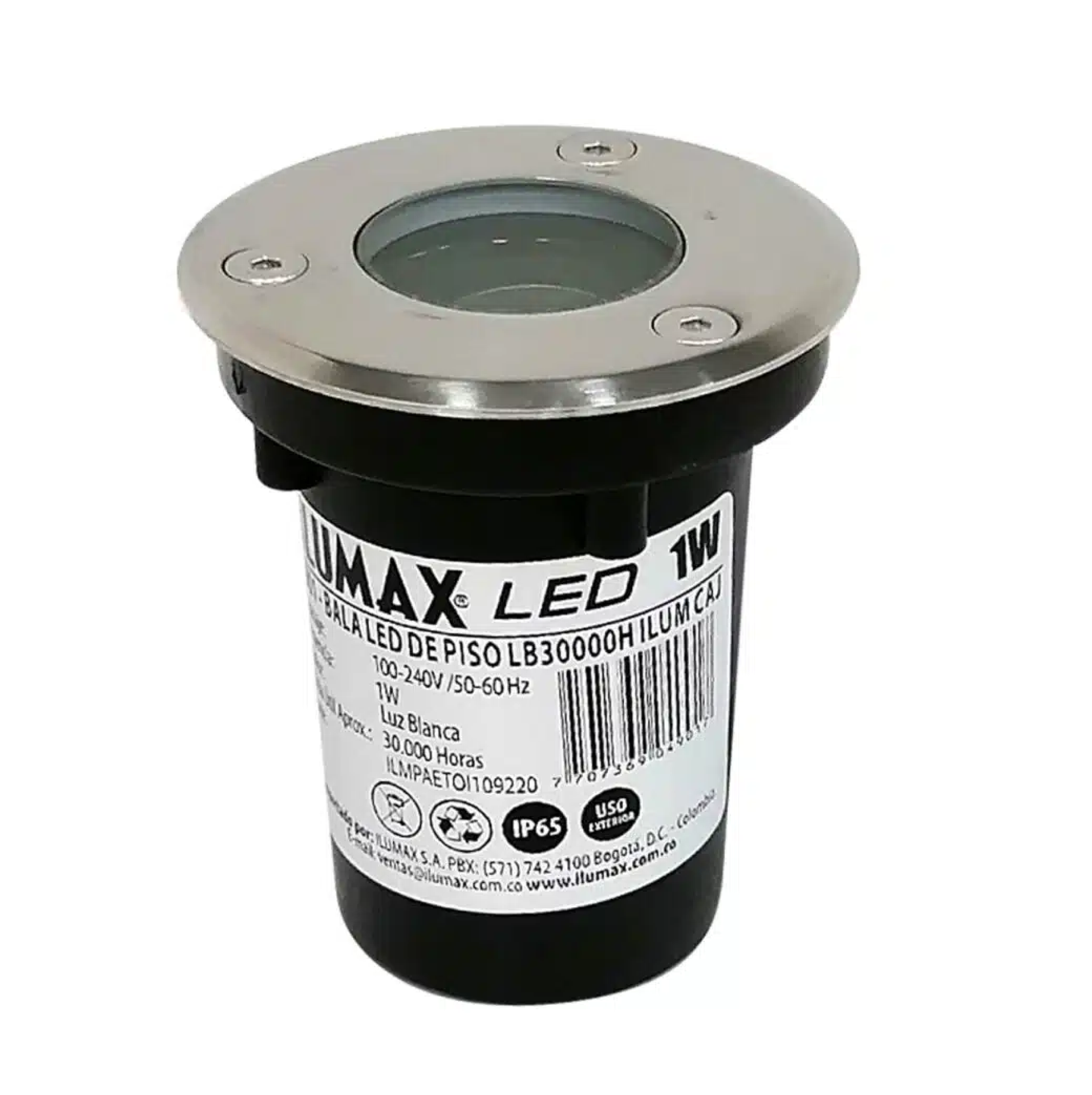 BALA DE PISO 01W LED 6500K ILUMAX 901 - Imagen 4