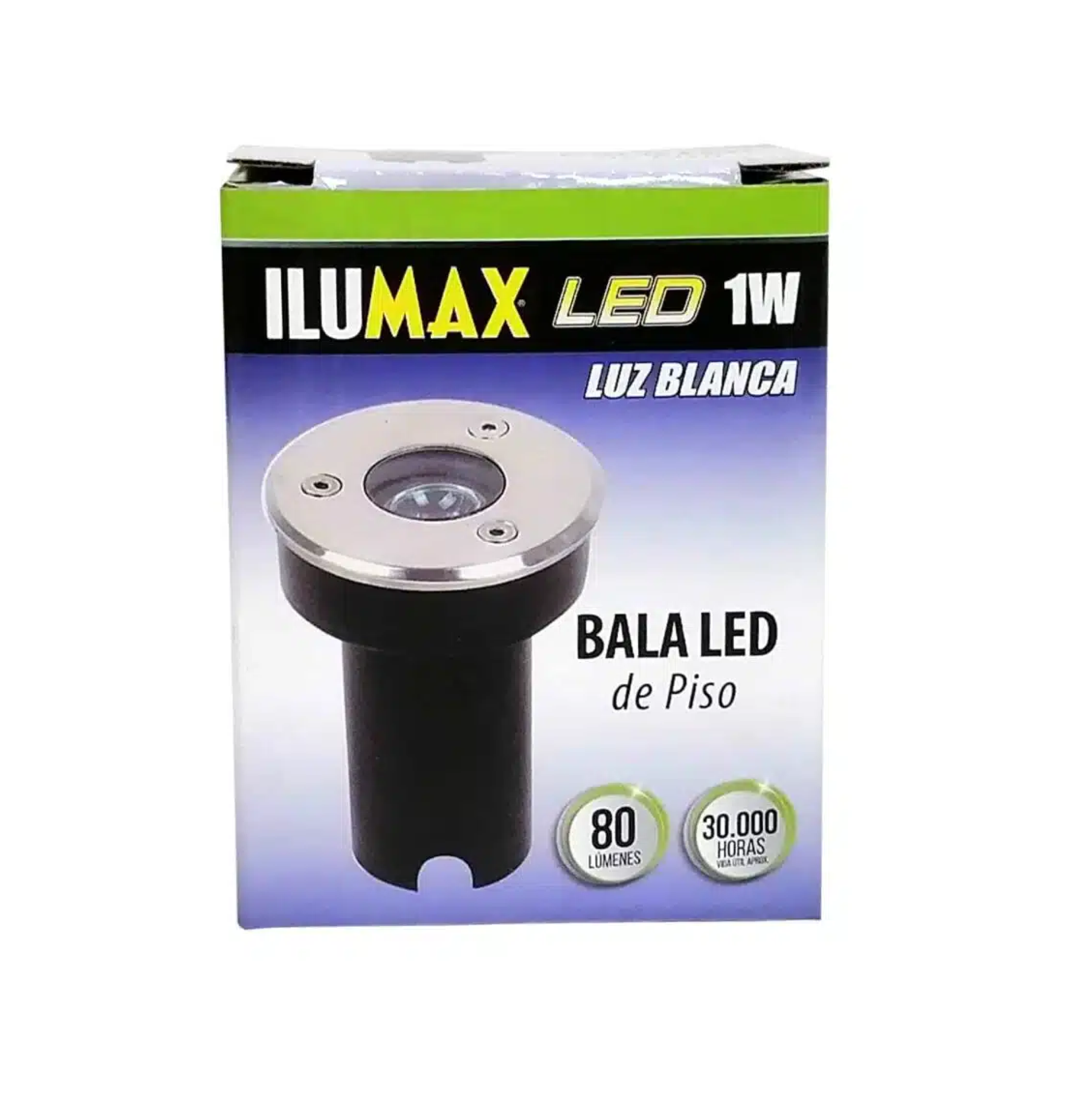 BALA DE PISO 01W LED 6500K ILUMAX 901 - Imagen 3