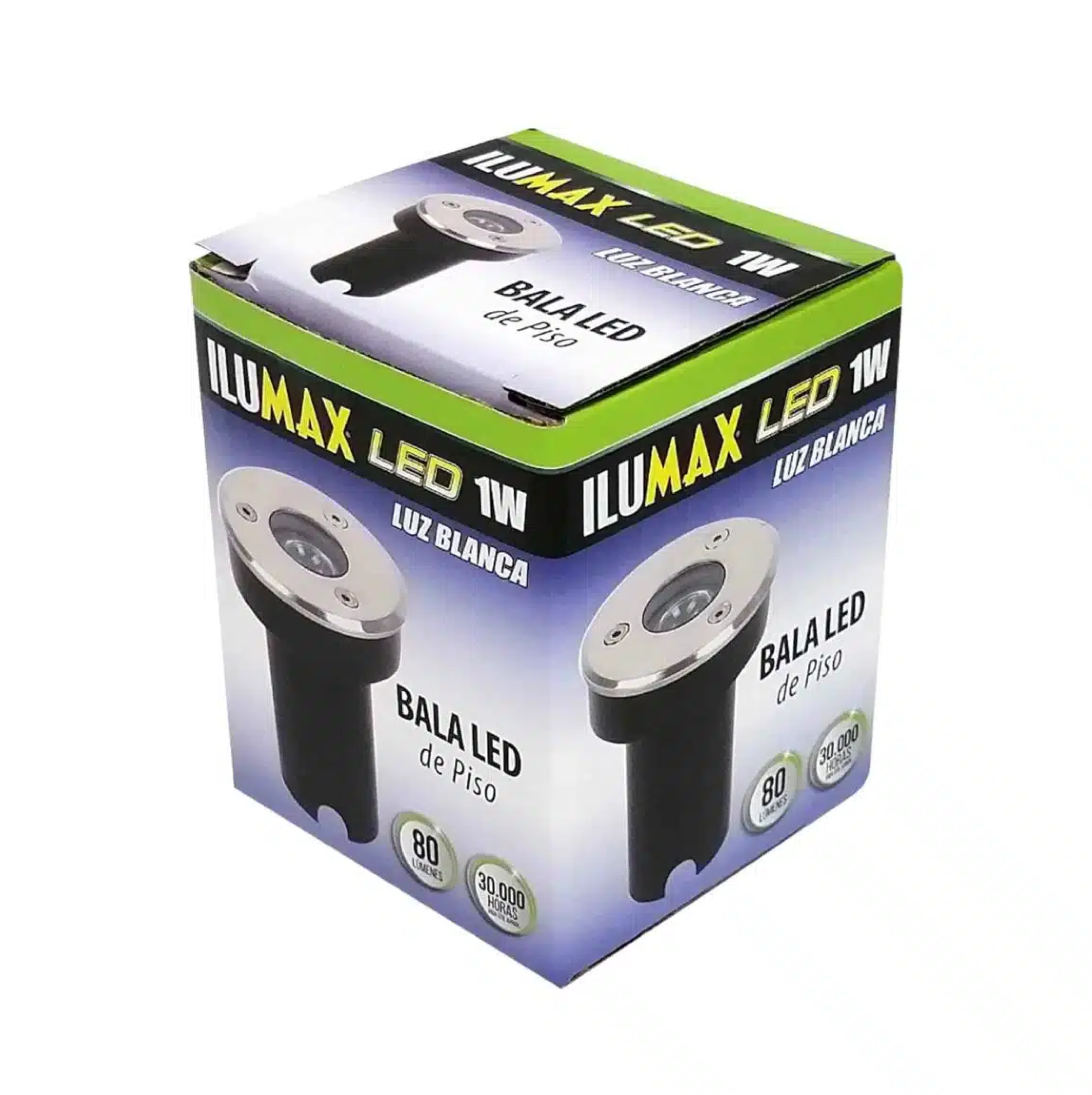 BALA DE PISO 01W LED 6500K ILUMAX 901 - Imagen 2
