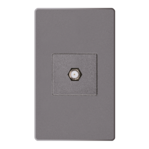 TOMA COAXIAL SENCILLA PLUS SILVER MERCURY ETI206