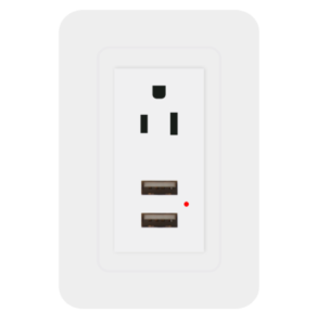 TOMA SENCILLA C/P + 2 USB BL PLUS MERCURY ETI183