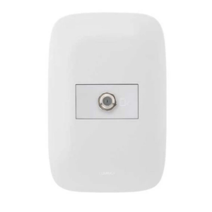 TOMA COAXIAL SENCILLA GALICA LINEA BLANCA