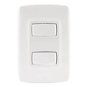 INTERRUPTOR DOBLE BLANCA ARQUEA