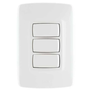 INTERRUPTOR TRIPLE ARQUEA BLANCO