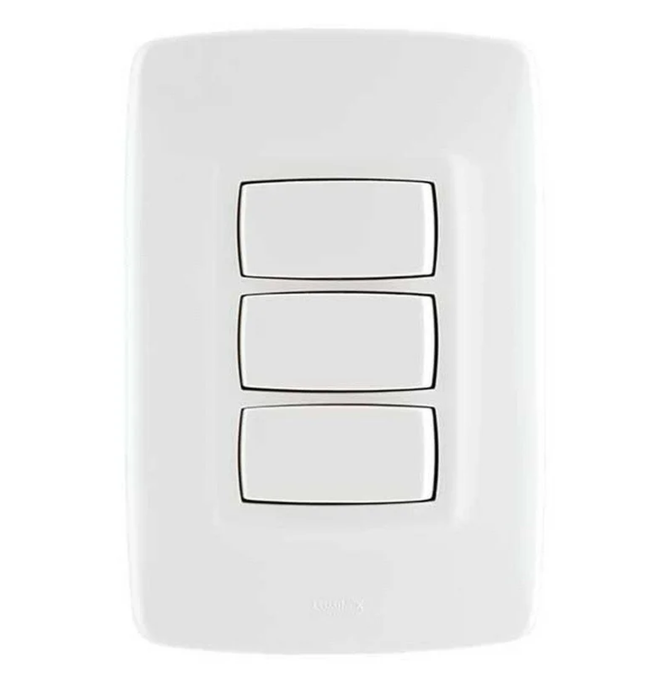 INTERRUPTOR TRIPLE ARQUEA BLANCO