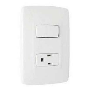 INTERRUPTOR+TOMA C/P ARQUEA