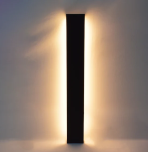 APLIQUE LED PARED 20W 3000K NEGRO IP65 ECOLITE REF: APLH1