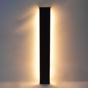 APLIQUE LED PARED 20W 3000K NEGRO IP65 ECOLITE REF: APLH1