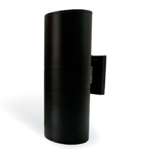 APLIQUE PARED BIFOCAL 2XE27 NEGRO ECOLITE REF APL2XPAR30-N