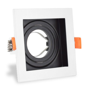 BALA LED CARDAN SENCILLA GU10  BLANCA METALICA ECOLITE REF: DLGUALCX1